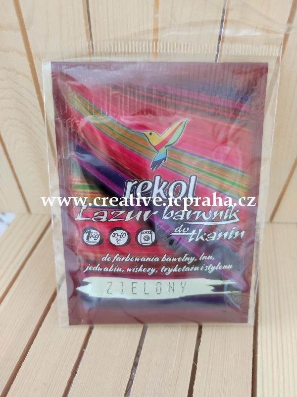 Rekol barva na textil 18g - zelená 11